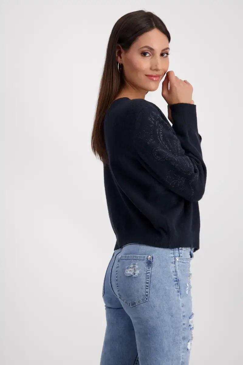Monari Wendepullover mit Schmuck Preisnachlass