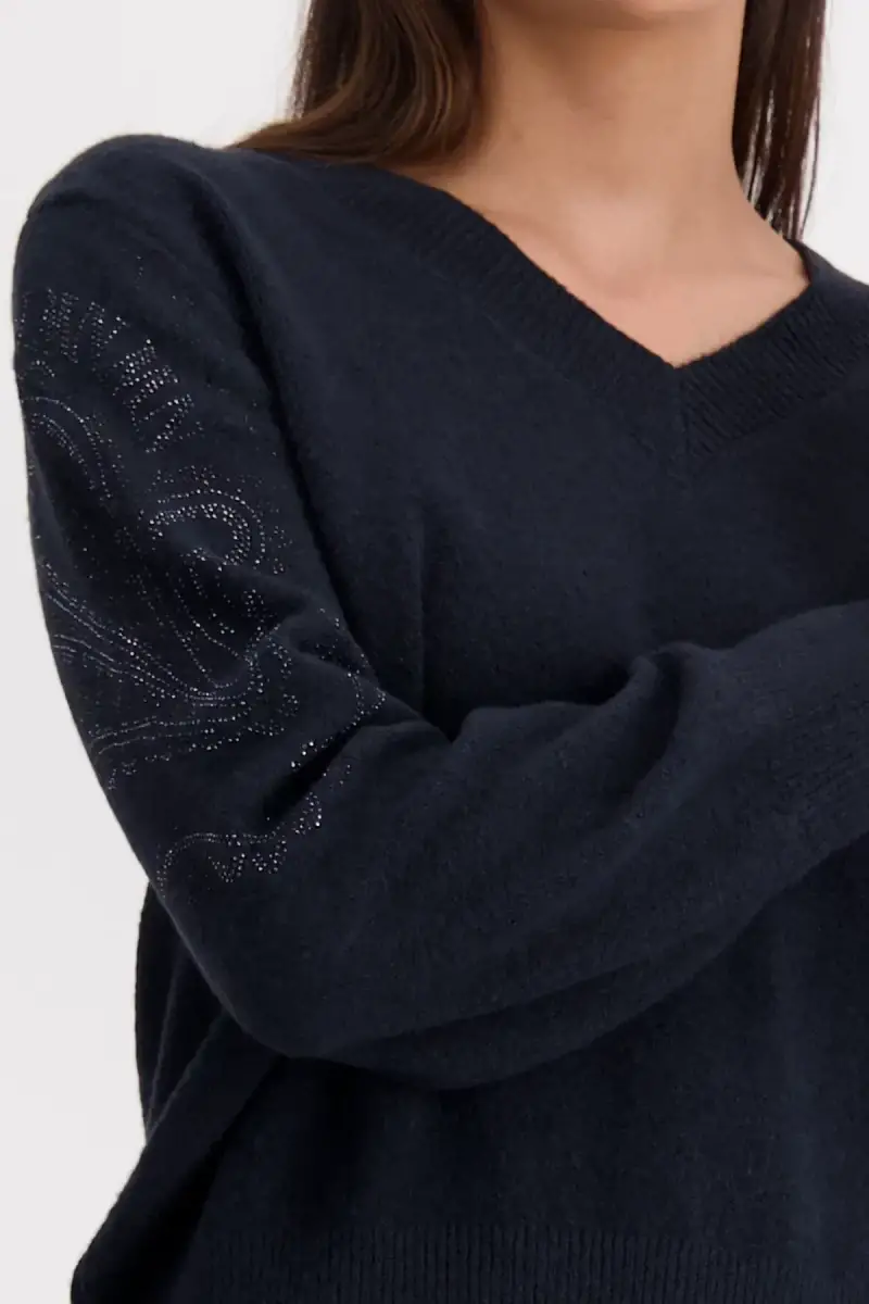 Monari Wendepullover mit Schmuck Preisnachlass