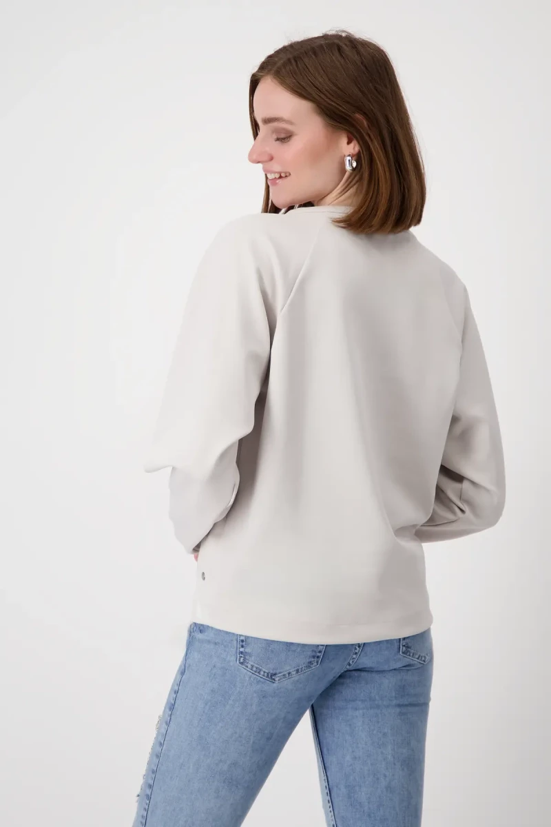 Monari Sweatshirt mit Schmuckschrift Weihnachtsangebot