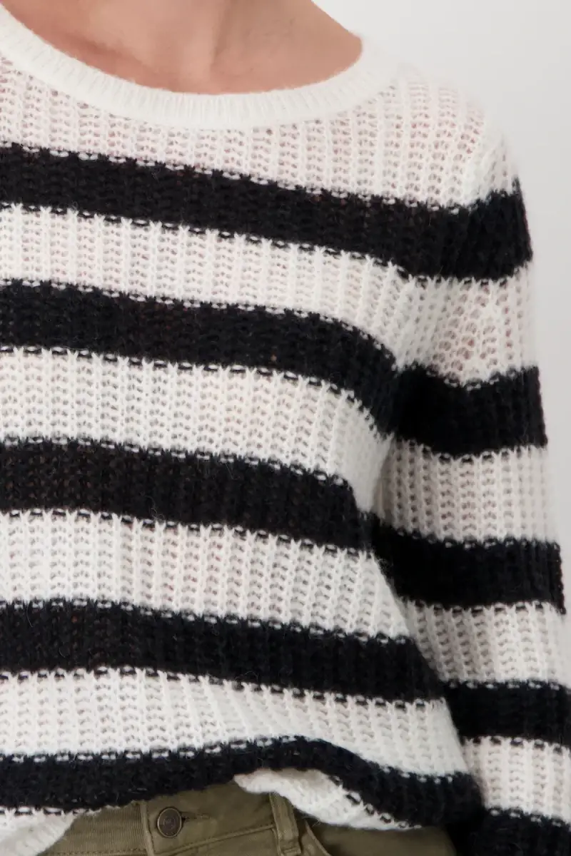 Monari Pullover mit Ringelmuster Valentinstagsangebot