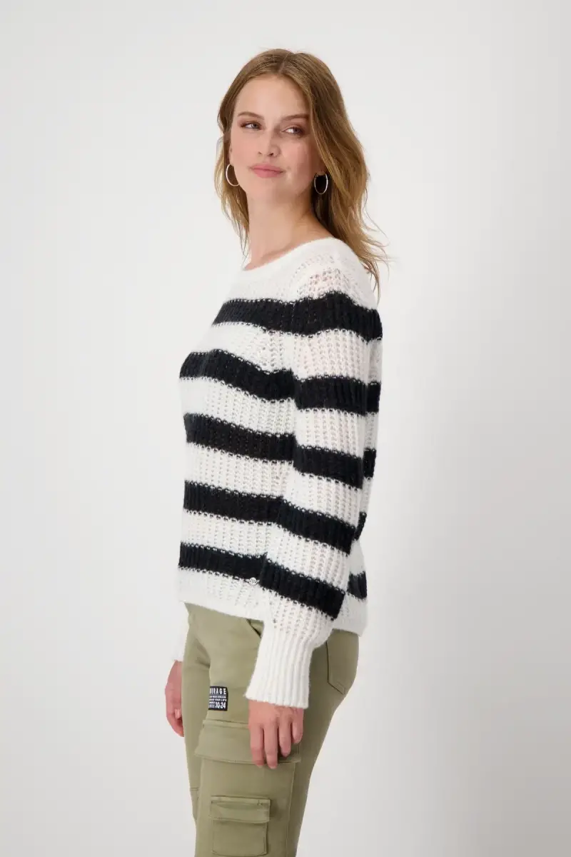 Monari Pullover mit Ringelmuster Valentinstagsangebot