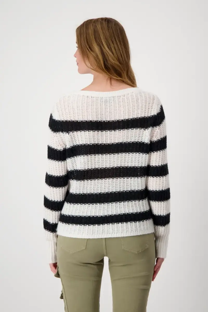 Monari Pullover mit Ringelmuster Valentinstagsangebot