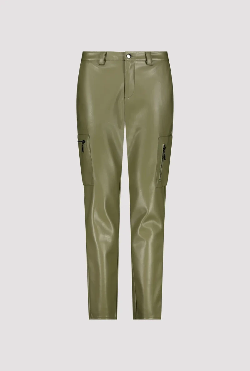 Monari Lederimitat Hose Neueste Mode