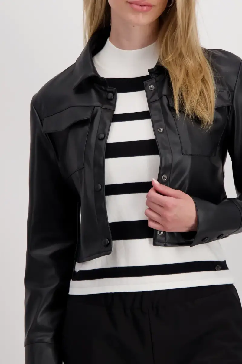 Monari Lederimitat Jacke Exklusive Angebote