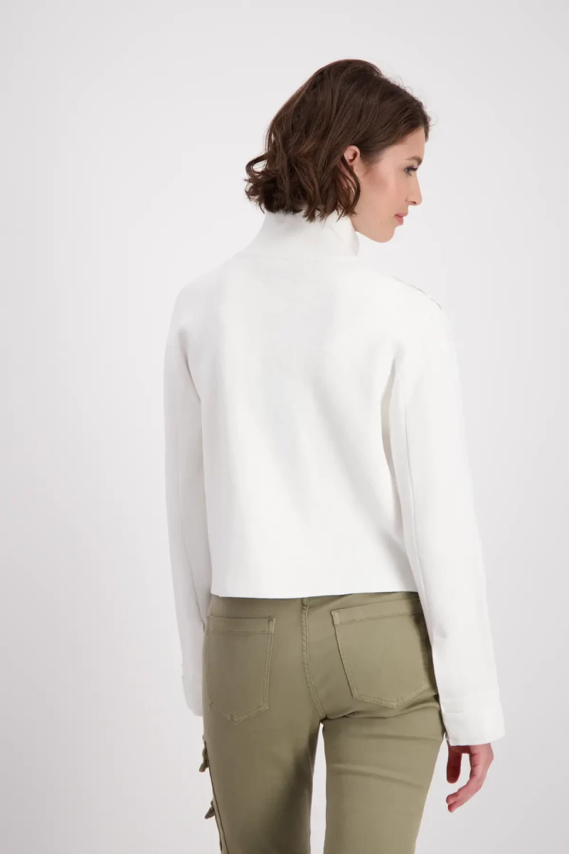 Monari Kurze Trench Strickjacke Räumungsverkauf