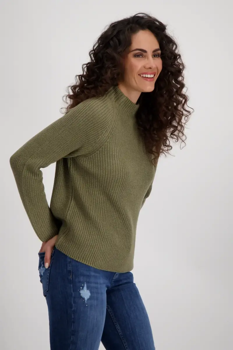 Monari Basic Stehkragen Pullover Kauf eins, bekomm eins gratis