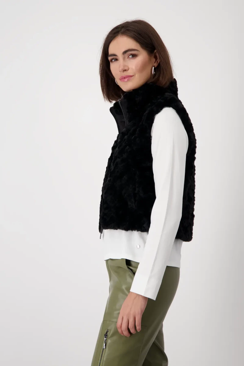 Monari Cropped-Weste mit Taschen Tiefpreis
