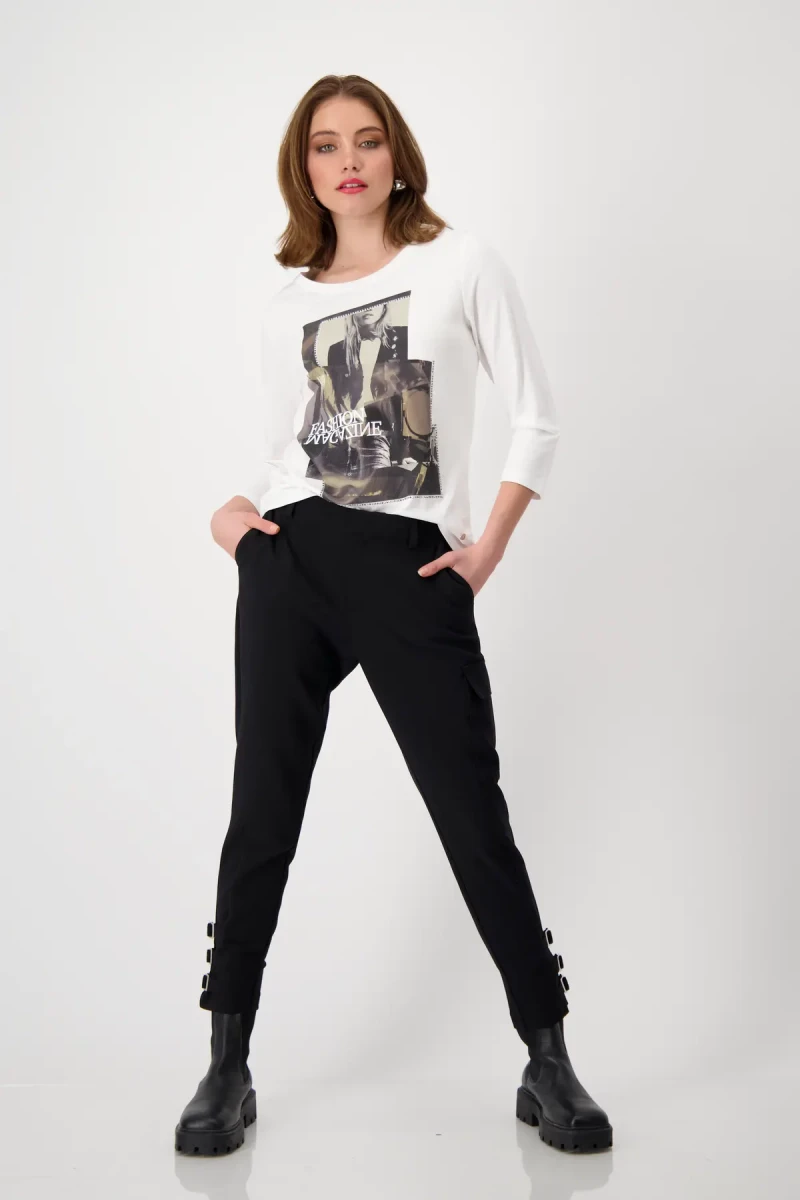 Monari Shirt mit Frauen Print Wochenangebot
