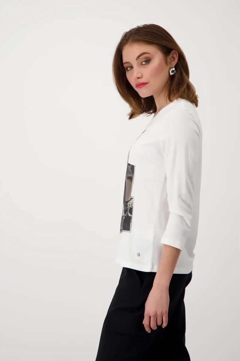 Monari Shirt mit Frauen Print Wochenangebot