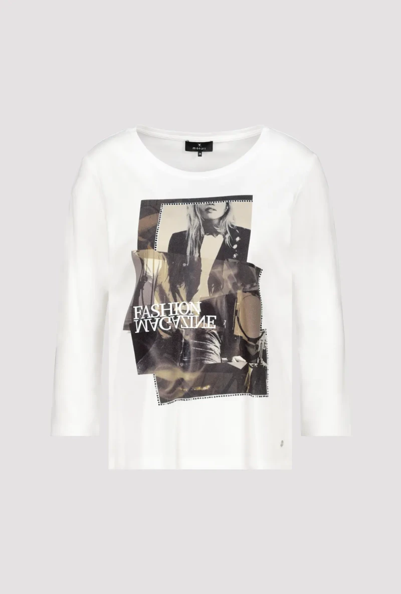 Monari Shirt mit Frauen Print Wochenangebot