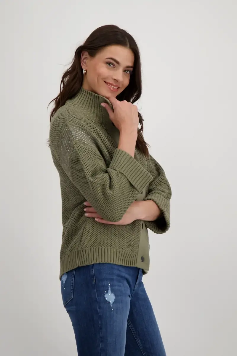 Monari Strickjacke mit Wabenmuster Kostenlose Rückgabe