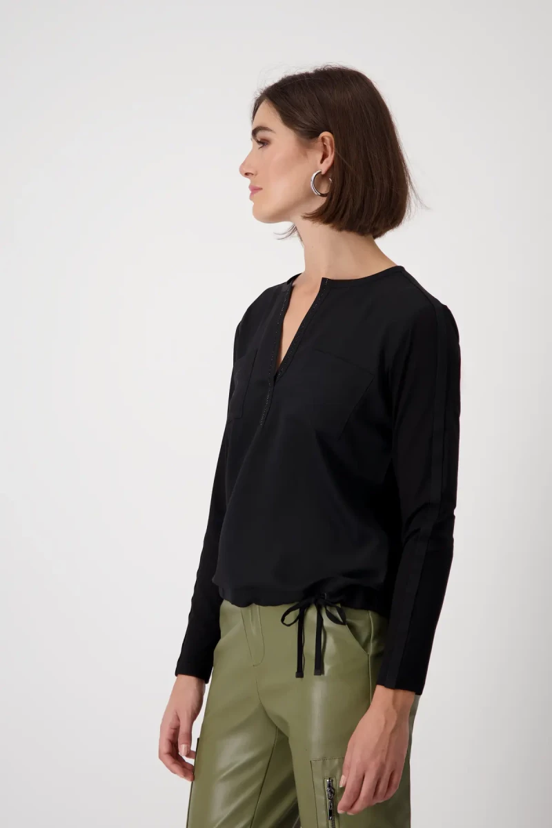 Monari Blusenshirt mit Strasssteine Letzte 3 Tage
