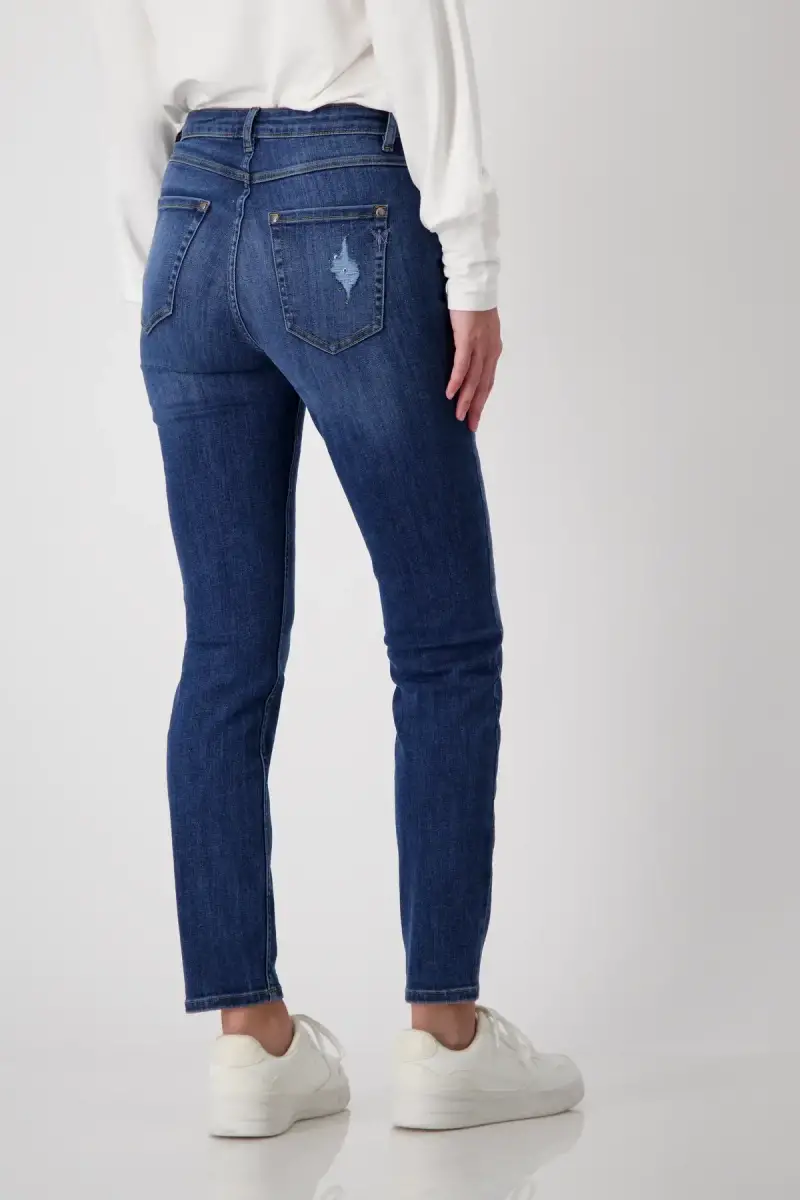 Monari Destroyed Jeans mit Strass Letzter Tag
