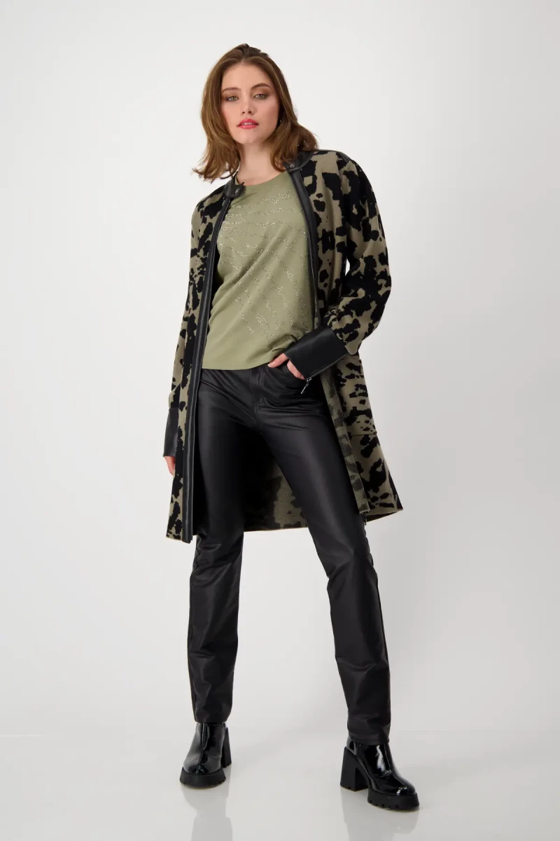Monari Shirt mit Strass Schrift Zeitbegrenzte Promotion