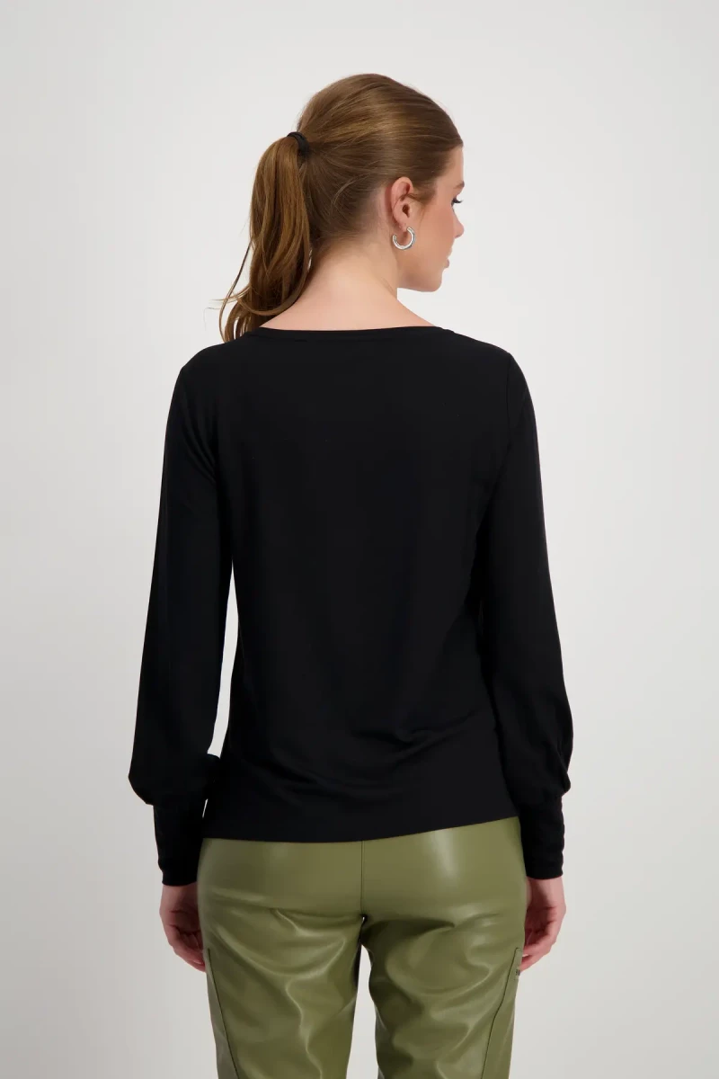 Monari Shirt mit Taschen Print Bis zu 55% Rabatt