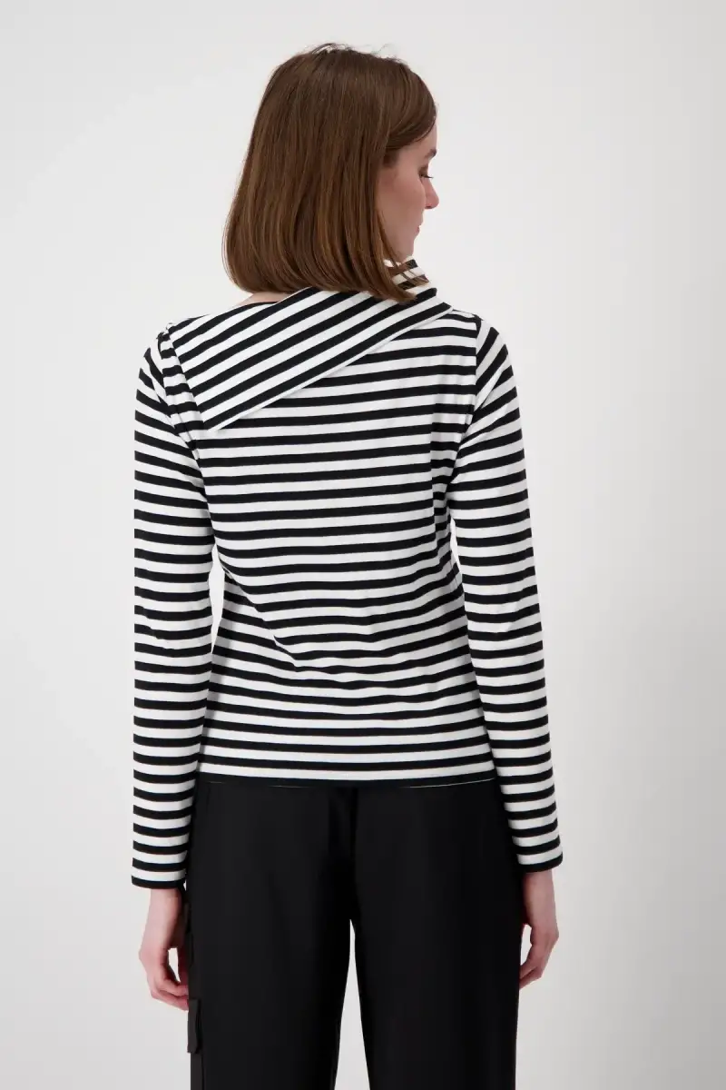 Monari Shirt mit Streifenmuster Nur noch ein Tag übrig