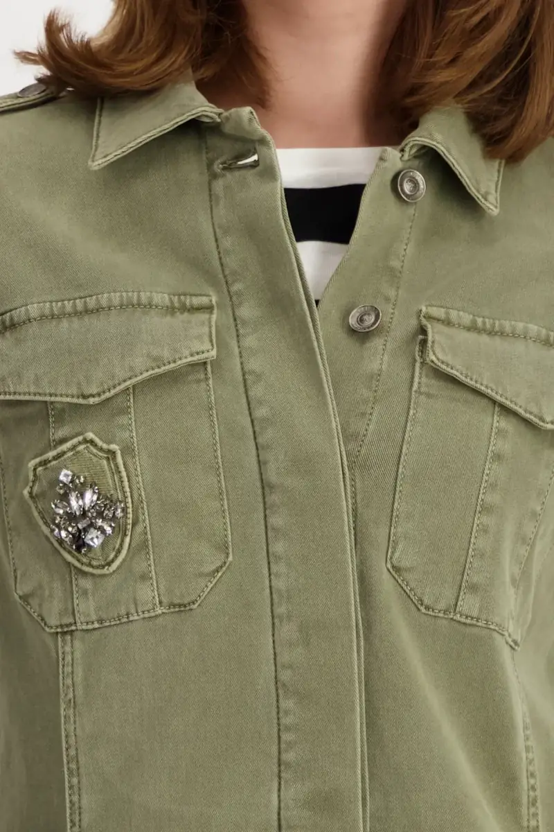 Monari Hemdjacke mit Schmucksteinen Riesige Rabatte