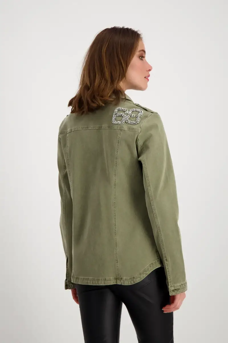 Monari Hemdjacke mit Schmucksteinen Riesige Rabatte