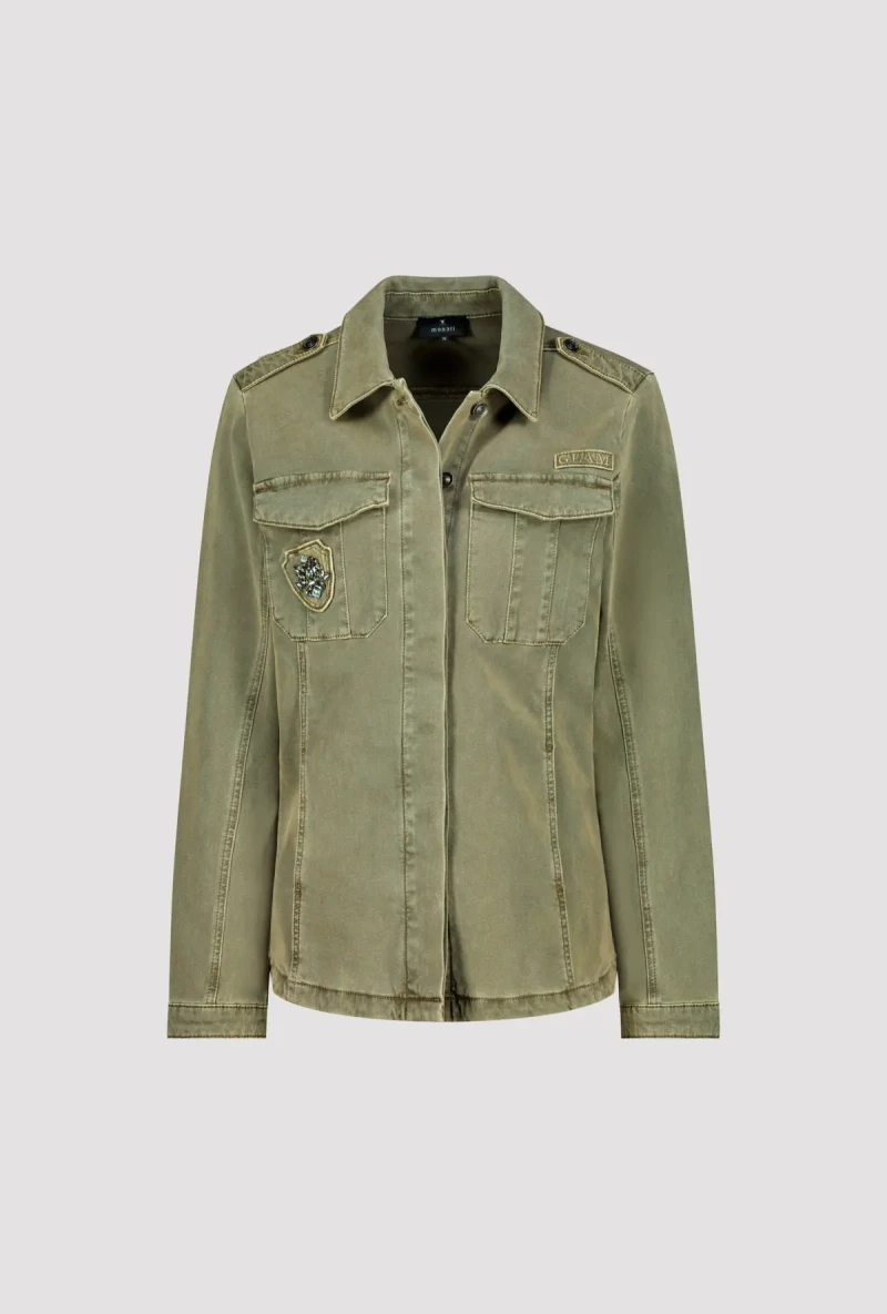 Monari Hemdjacke mit Schmucksteinen Riesige Rabatte