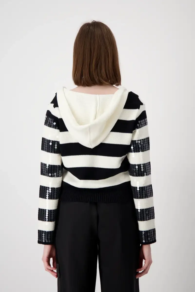 Monari Strickpullover mit Streifen Clearance-Verkauf