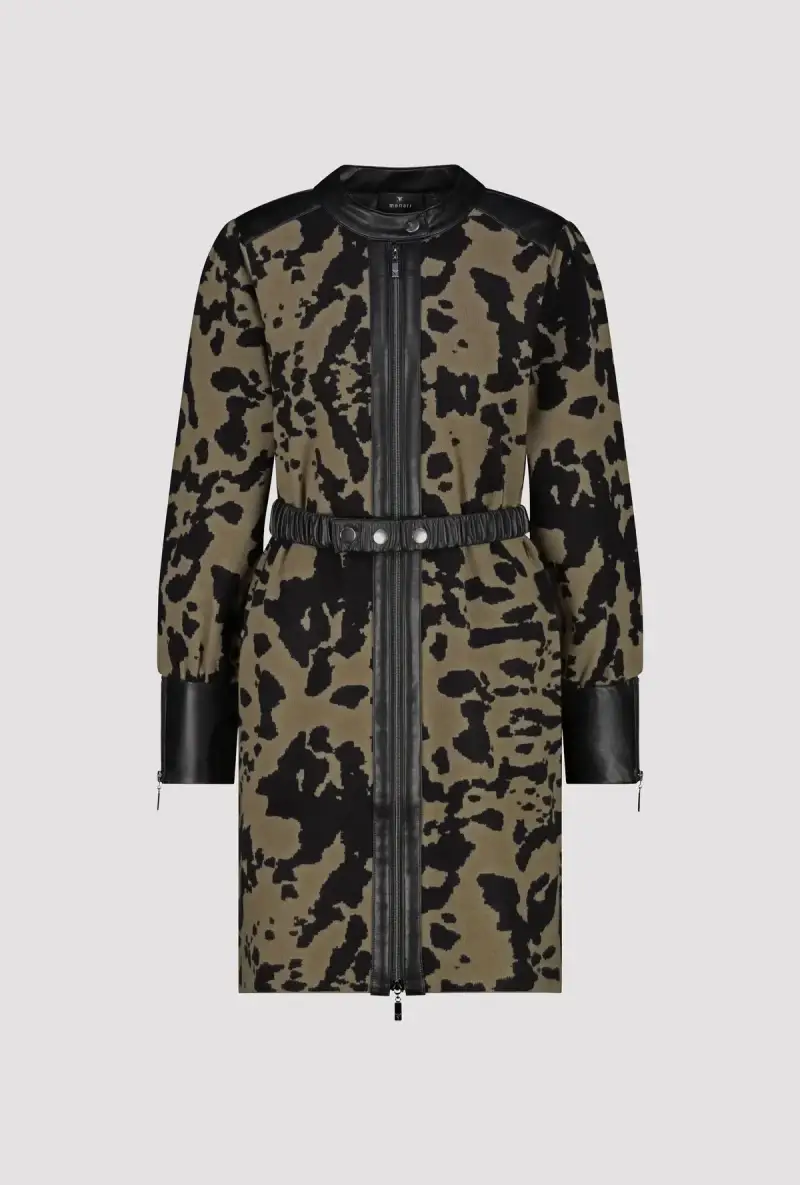 Monari Strickmantel mit Leo-Camouflage Muster Kostenloser Versand international