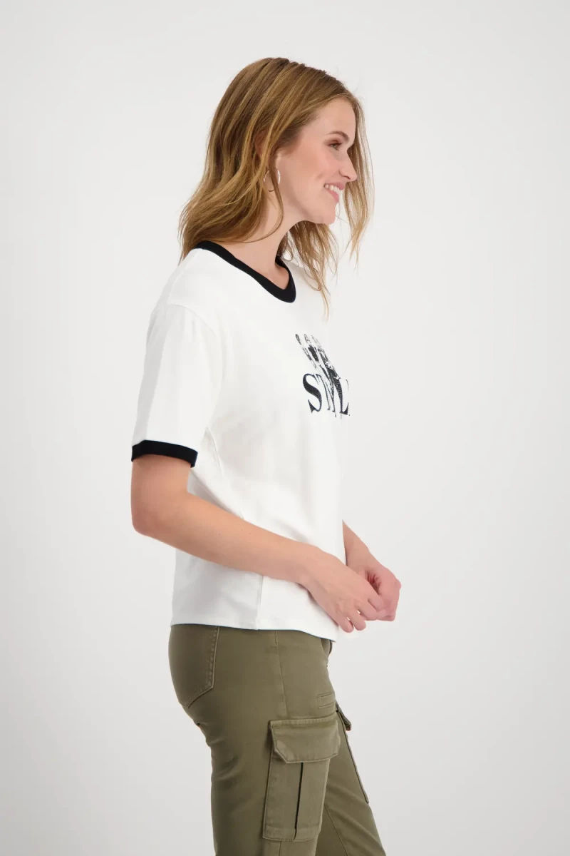 Monari T Shirt mit Frauen Print Black Friday Preise