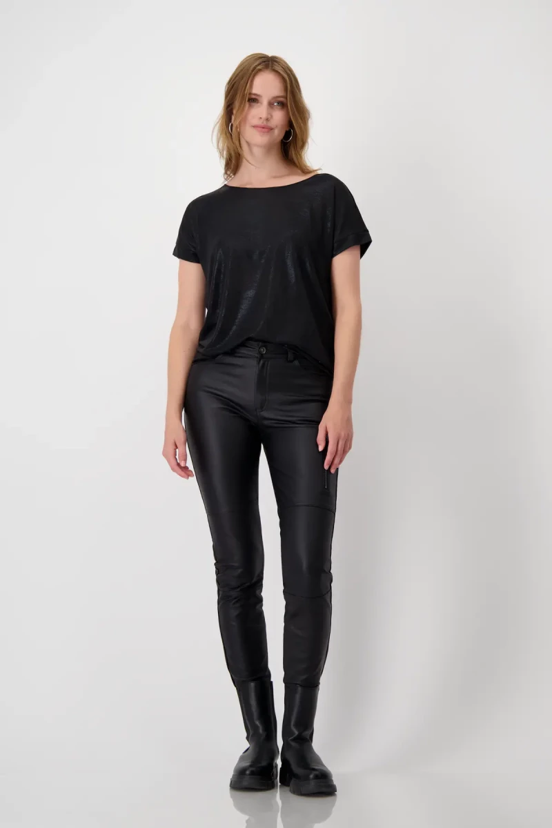 Monari Glänzendes T-Shirt Outlet