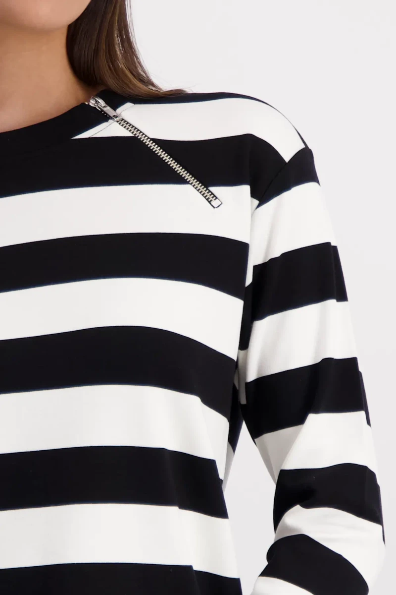 Monari Gestreiftes Sweatshirt Verkauf