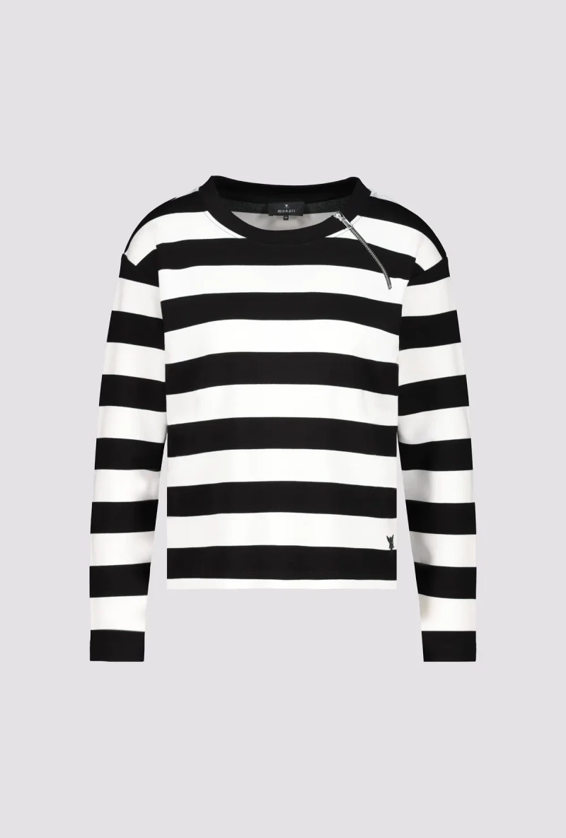 Monari Gestreiftes Sweatshirt Verkauf