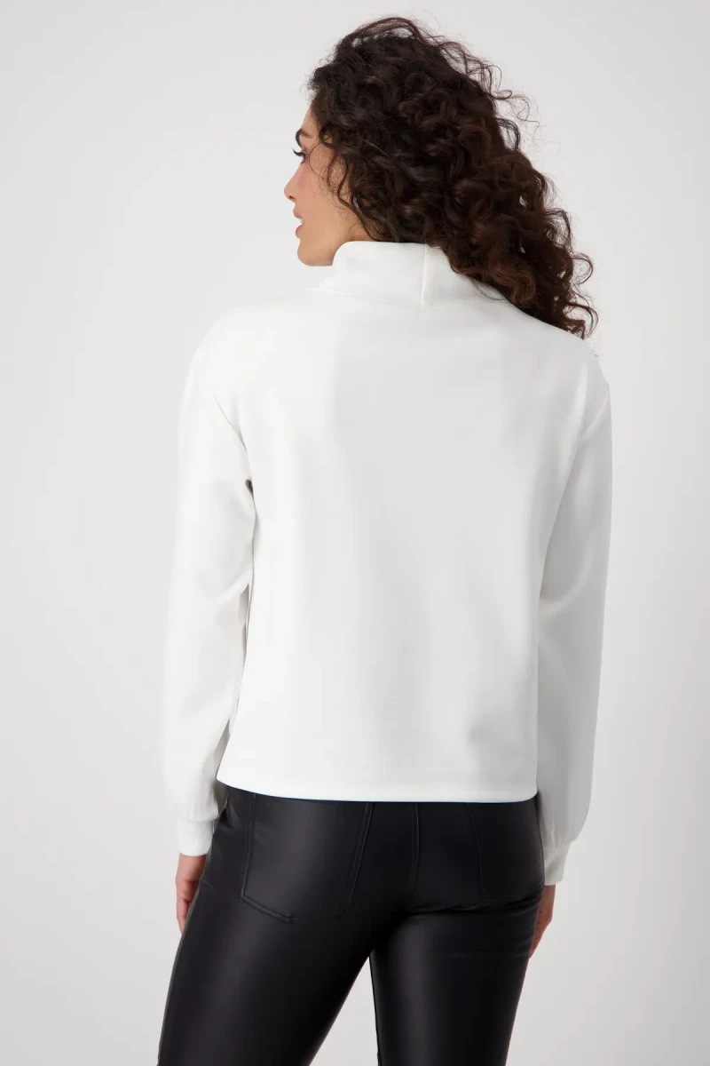 Monari Sweatshirt mit Patches und Strass Angebote