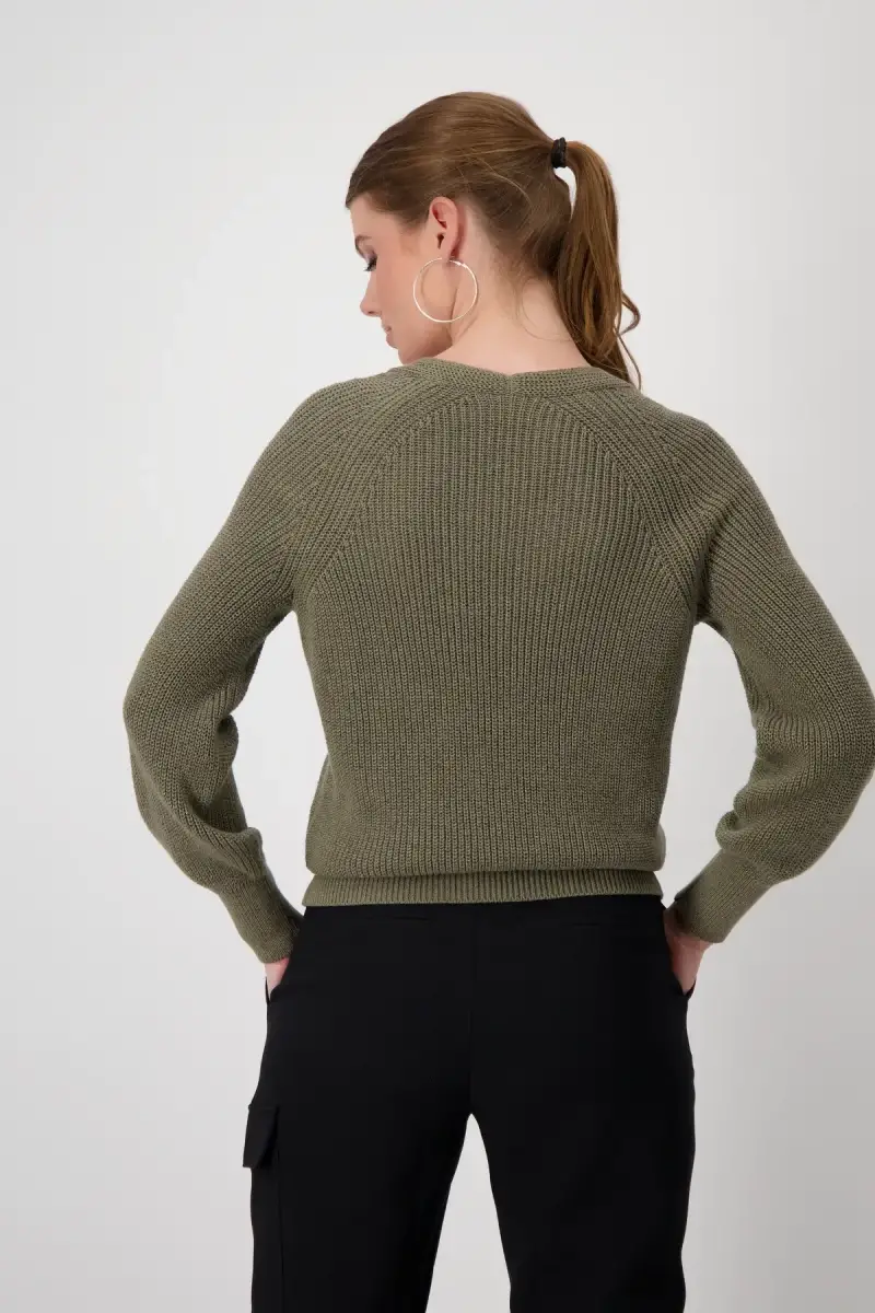 Monari Strickpullover mit Lurex Rabatt