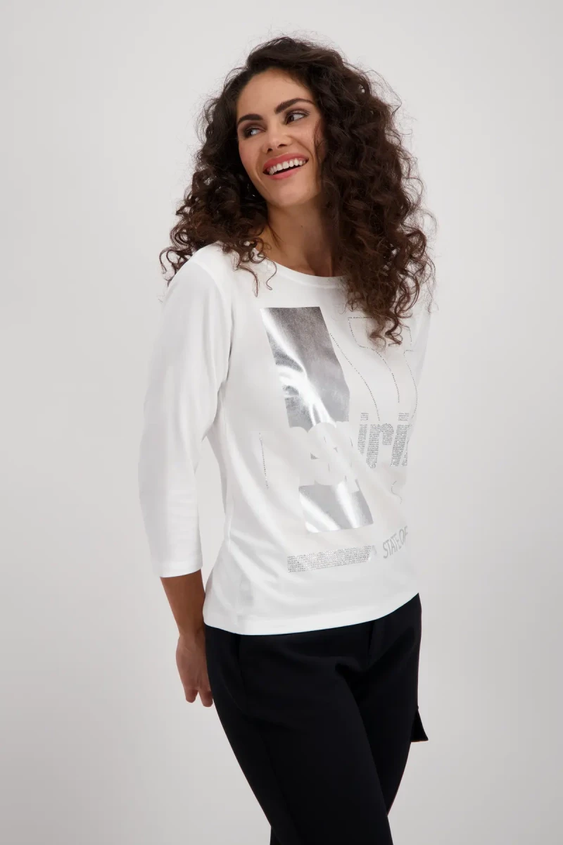 Monari Shirt mit tonigem Print Begrenztes Angebot