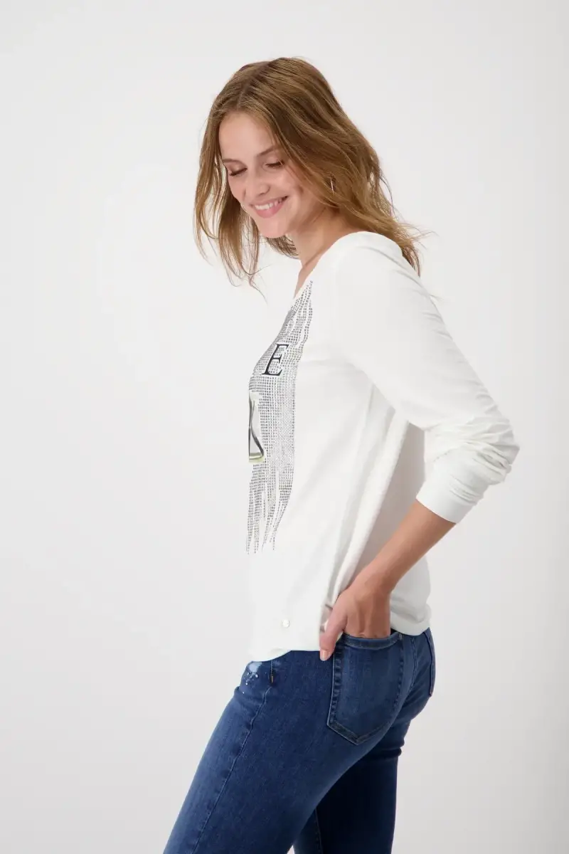 Monari Shirt mit Taschen Print Exklusivangebot