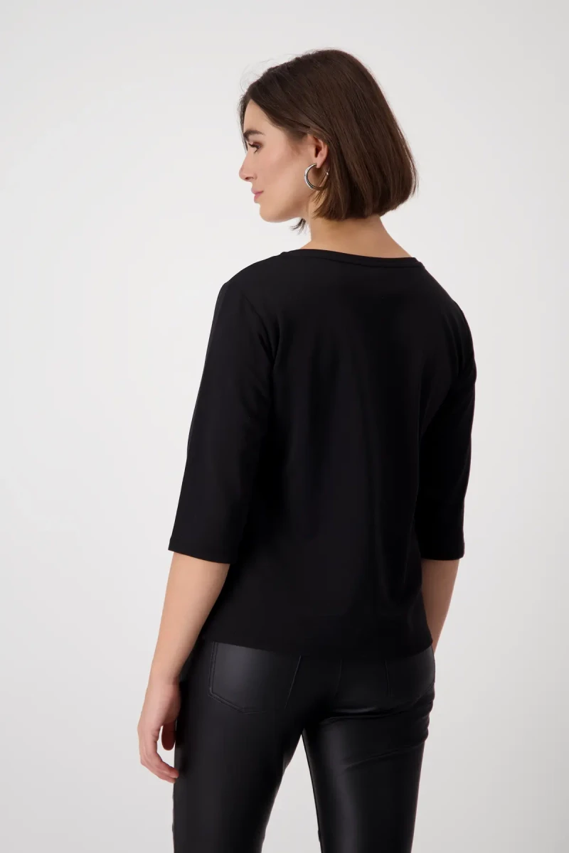Monari Shirt mit Strass Schrift Valentinstagsangebot