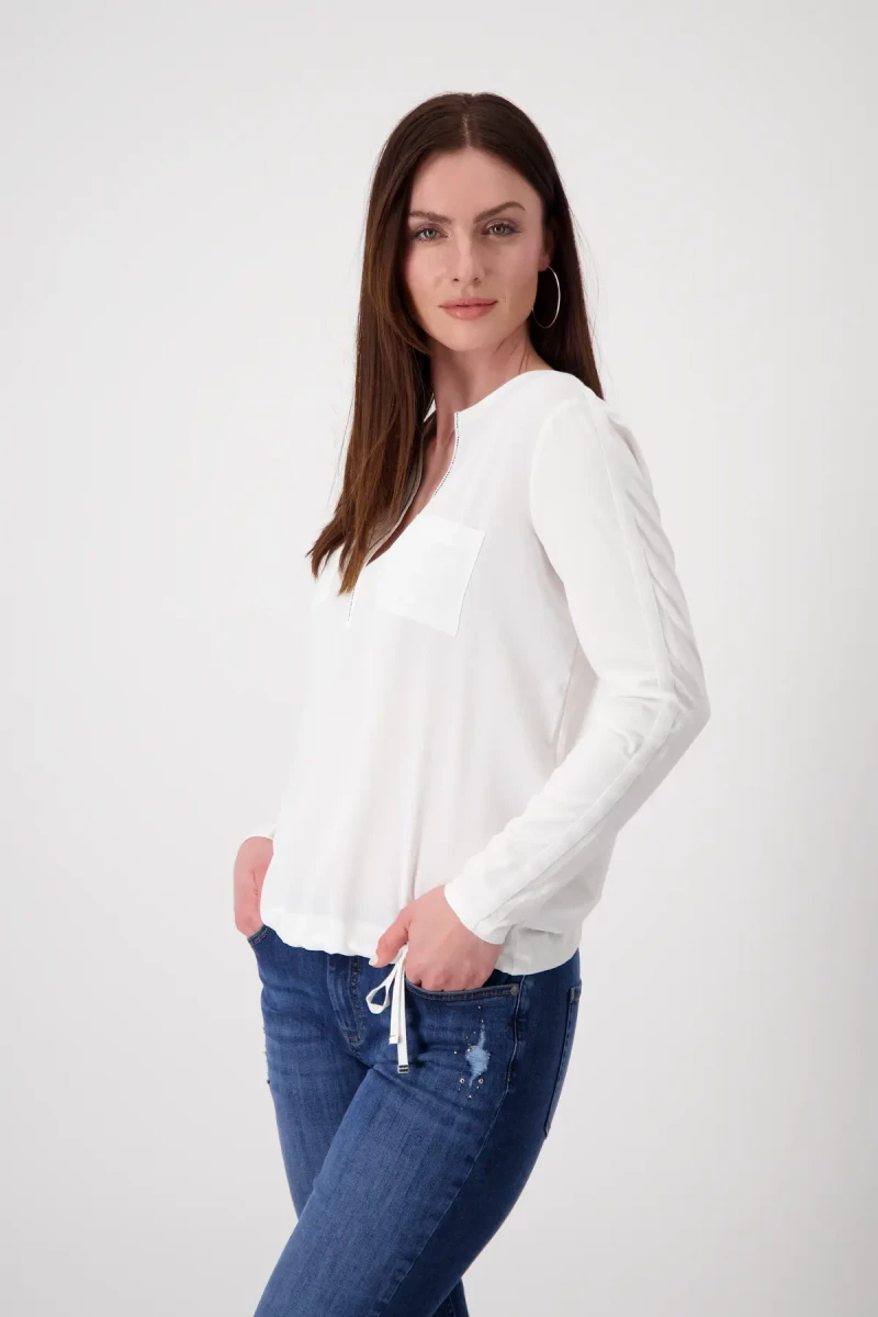 Monari Blusenshirt mit Strasssteine Neueste Mode