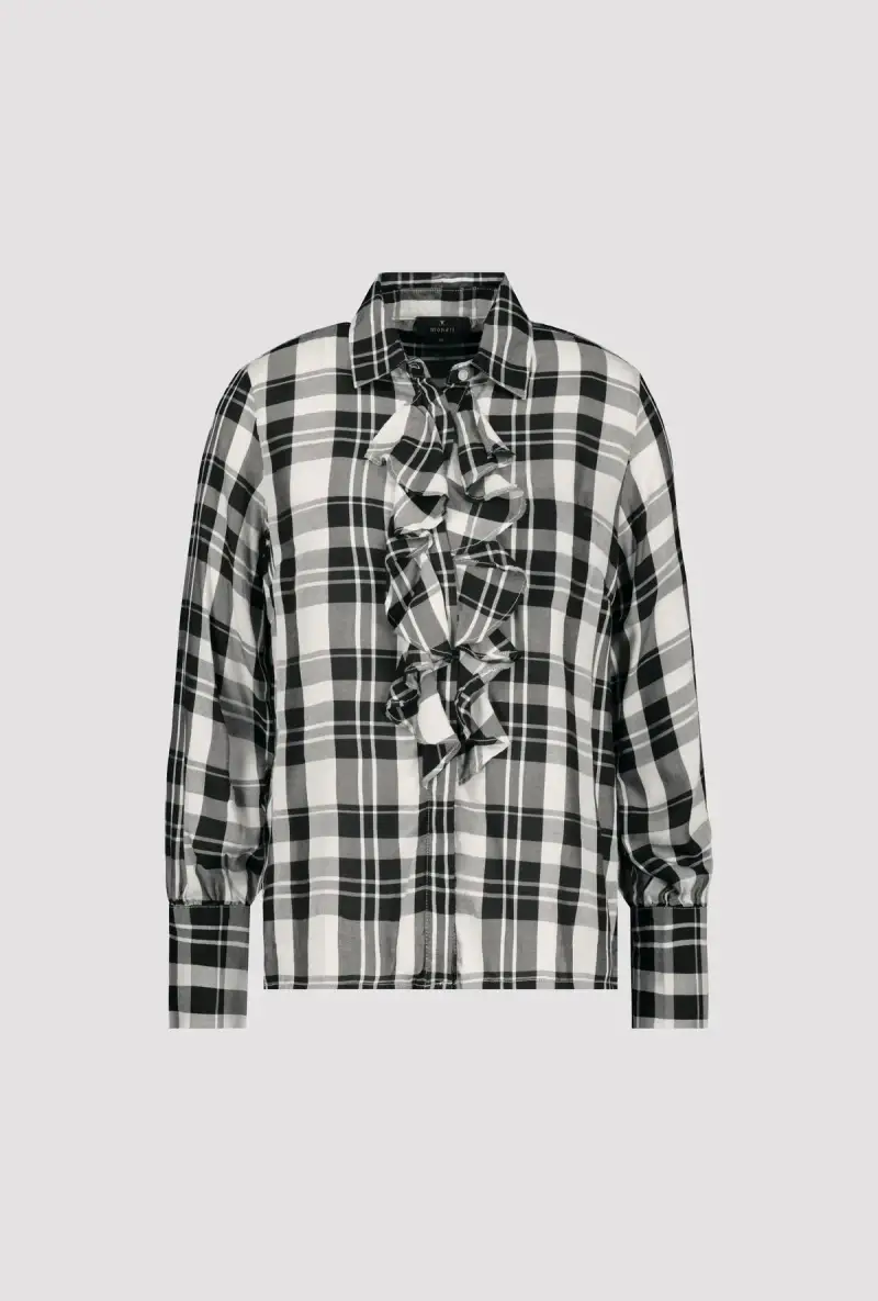 Monari Bluse mit Karomuster Saisonale Angebote