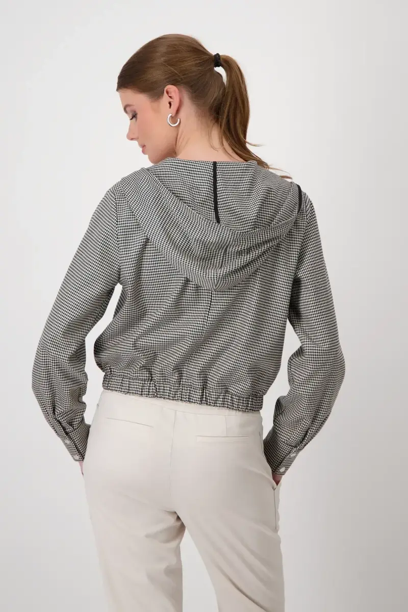 Monari Jacke mit Hahnentrittmuster Sonderangebot der Fabrik