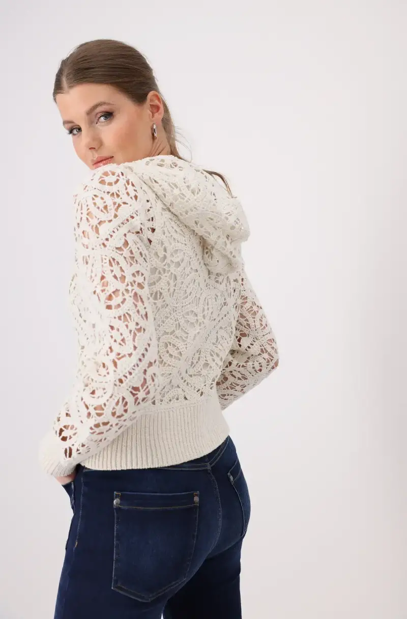 Monari Häkeljacke mit Reißverschluss Bis zu 55% Rabatt