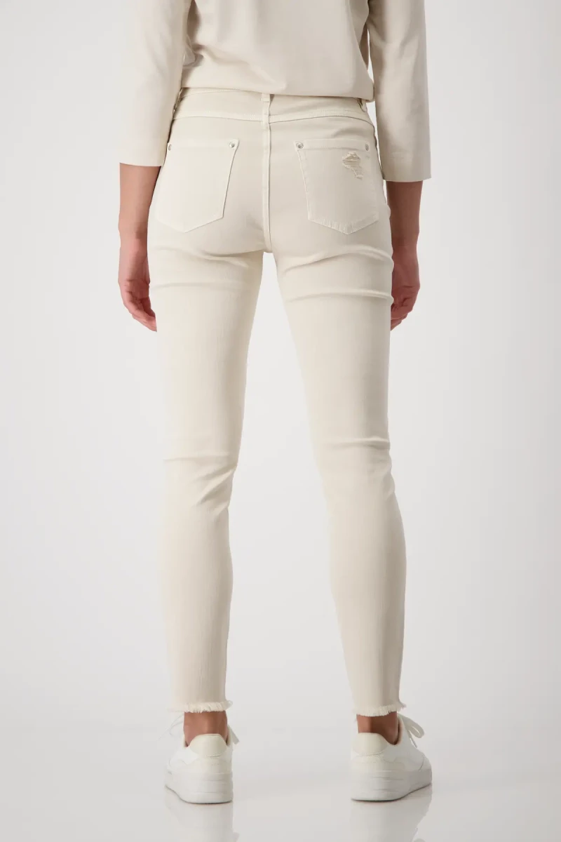 Monari Destroyed Jeans mit Strass Nur noch ein Tag übrig