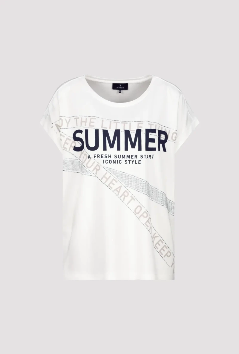 Monari Shirt mit Schrift Im Verkauf