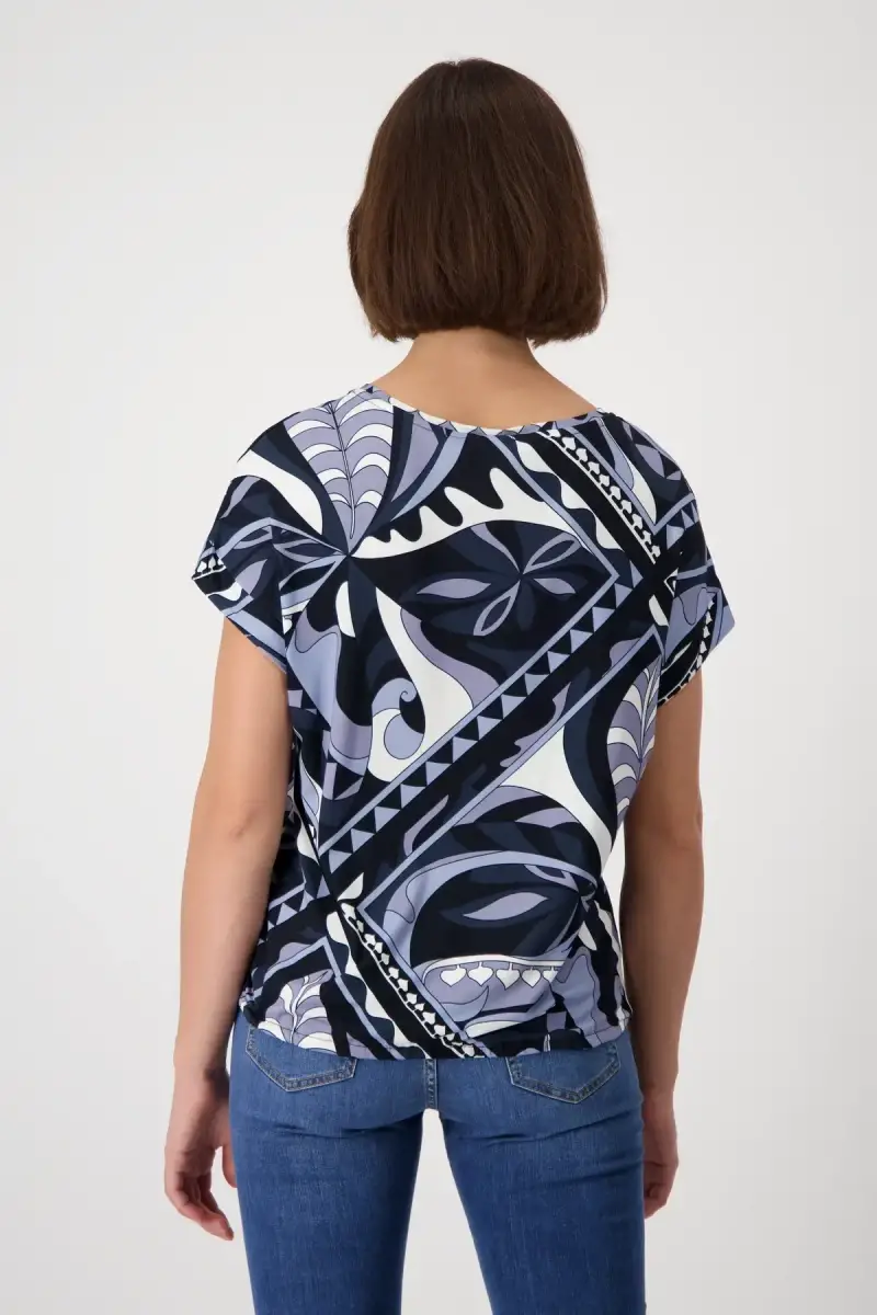 Monari T-Shirt mit Ornamentmuster 50% Rabatt für begrenzte Zeit