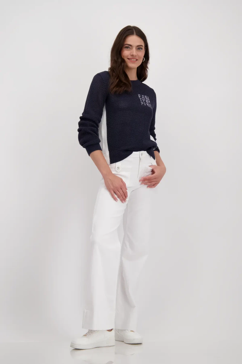 Monari Pullover Colorblocking Auslauf