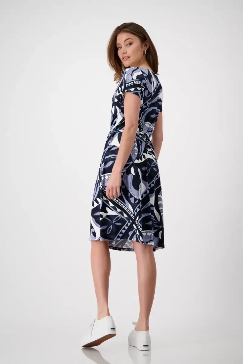 Monari Kleid mit Ornamentmuster Verkauf