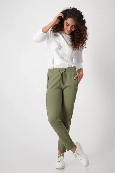 Monari Sweatshirt mit Hawaii Print Saisonschlussverkauf