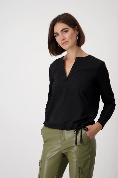 Monari Blusenshirt mit Tasche Muttertagsangebot