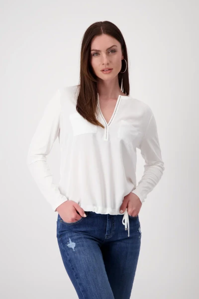 Monari Shirt mit Schmuckschrift Valentinstagsangebot