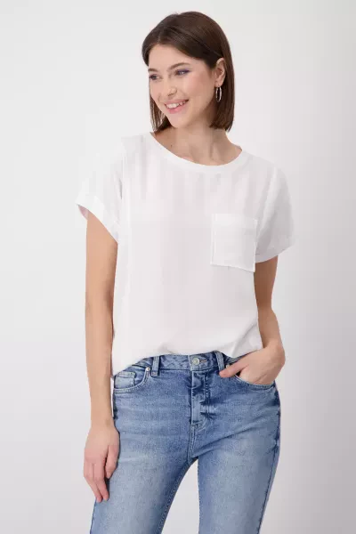 Monari T Shirt mit Polaroidmuster Lagerräumung