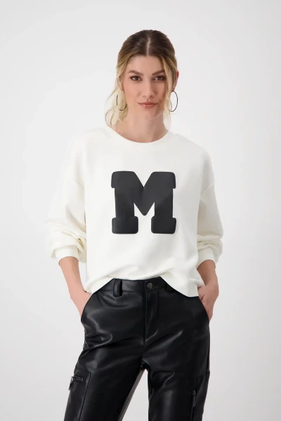 Monari Luftige Bluse mit Polaroidmuster Große Rabatte