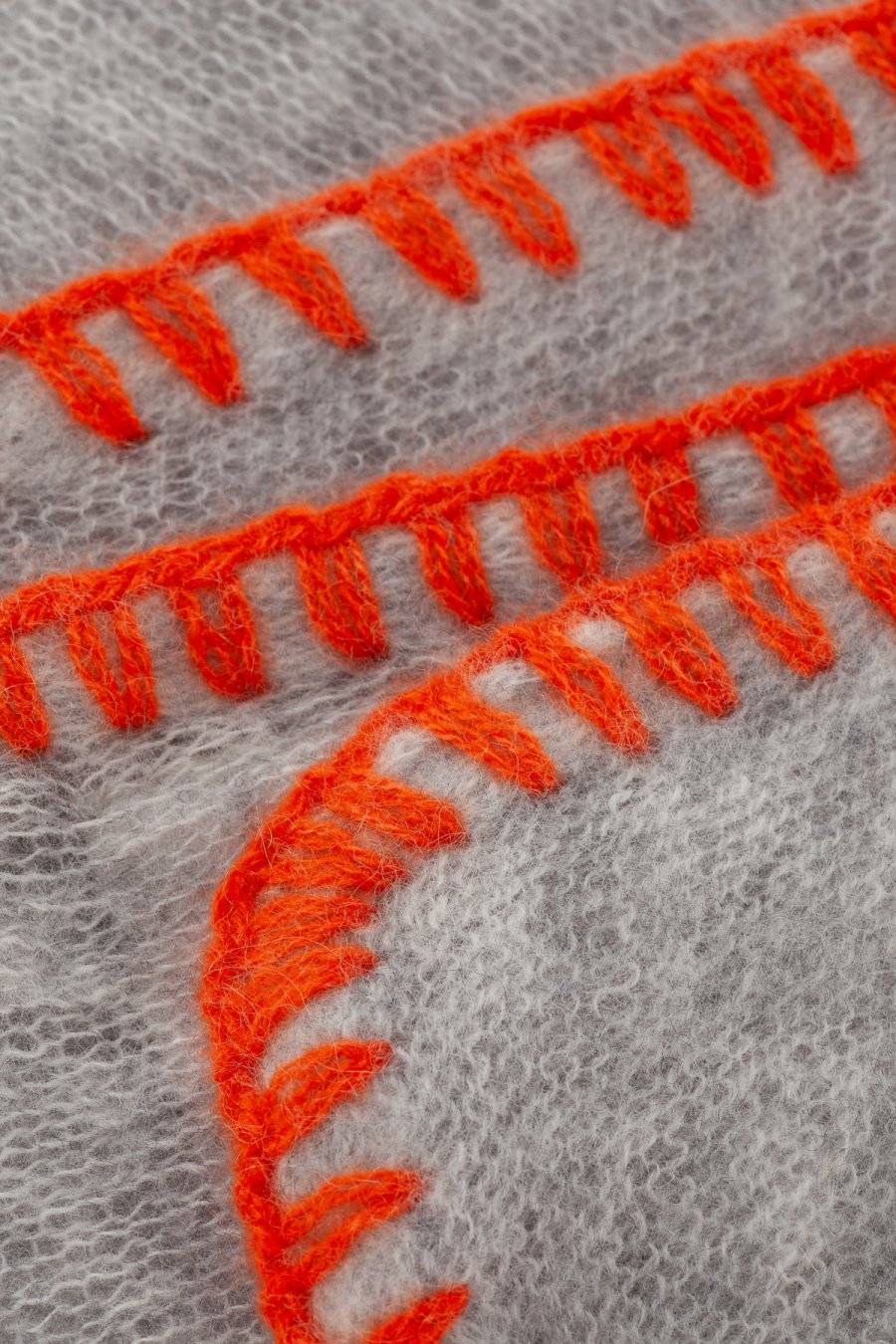 Mouleta Cashmere Schal | Colored Embroidery Border Clearance-Verkauf