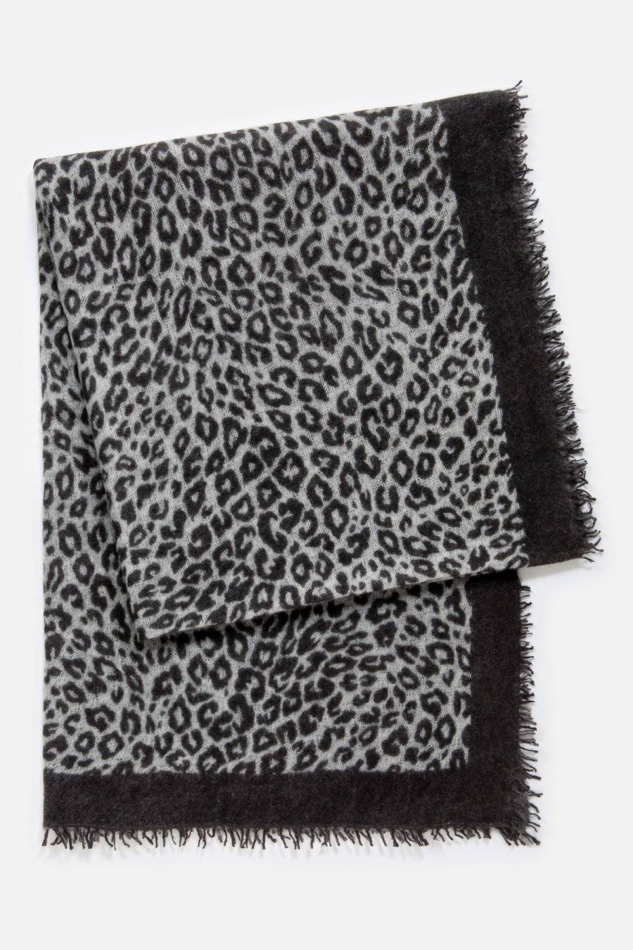 Mouleta Kaschmirschal Leo Print Fabrik Onlineshop